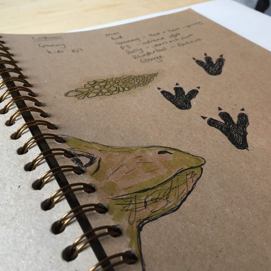 Getting ideas and thoughts on a page