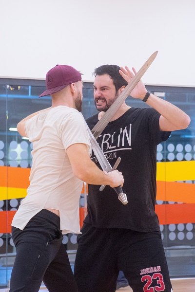 Aston fighting Nathan