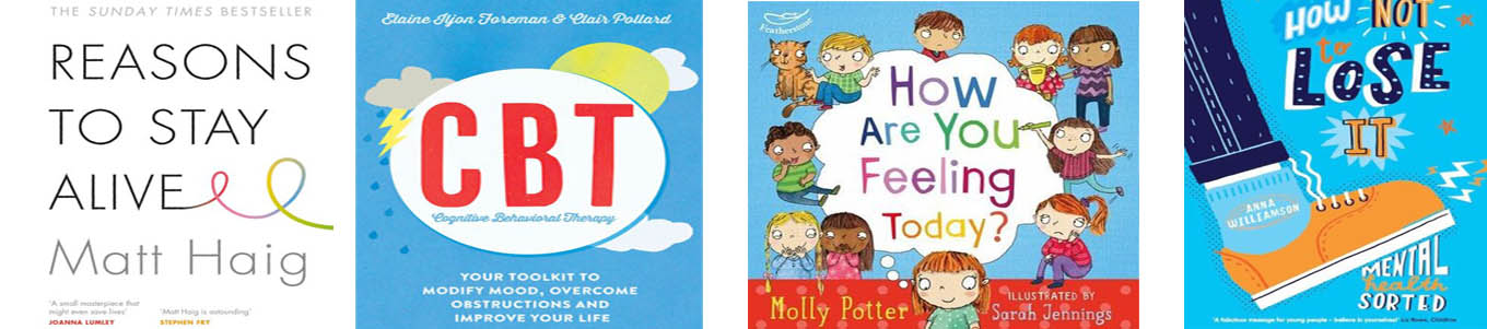 selection of mindfulness book covers