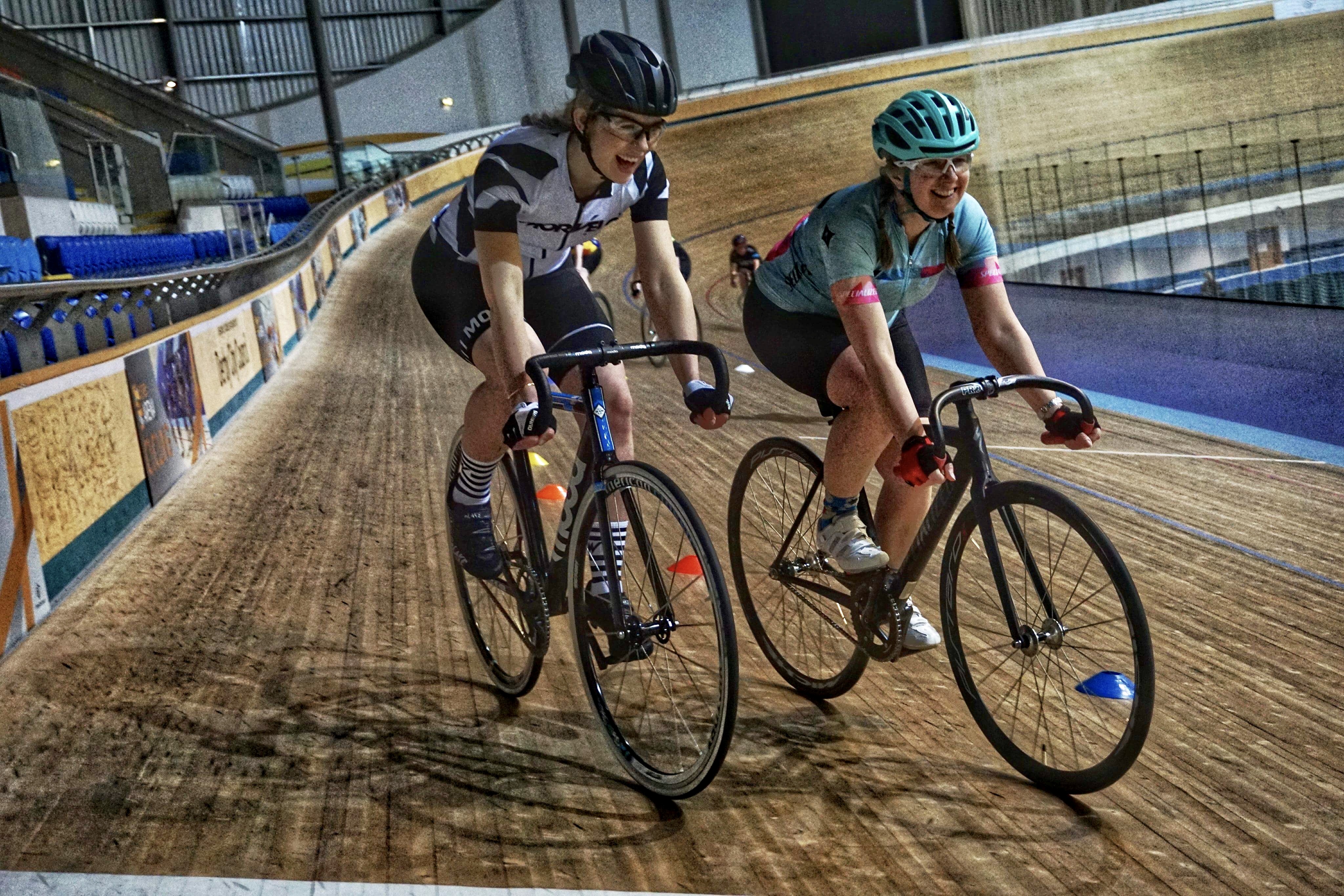 Kel in a pair at Women's Novice session