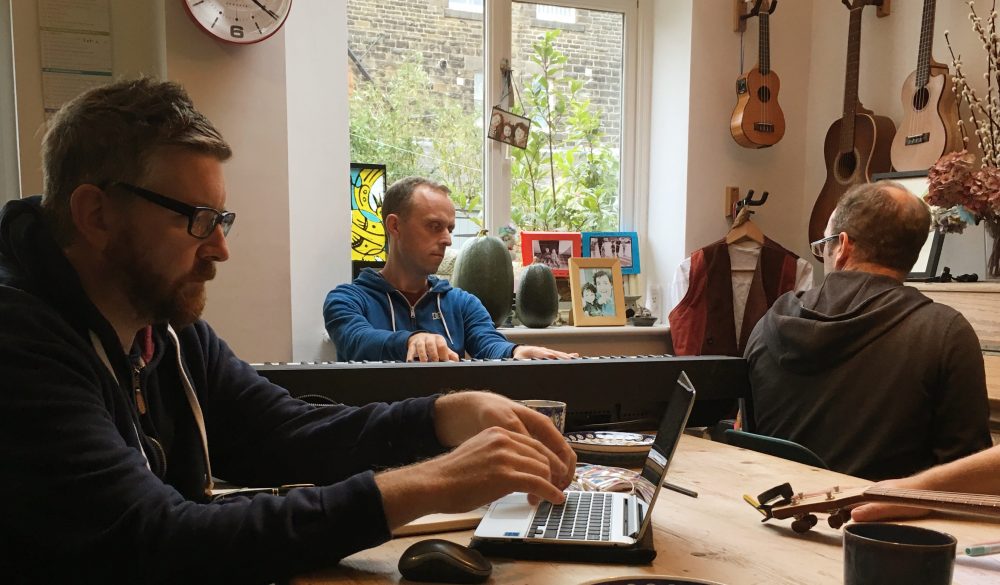 Making the Music for the Dinosaur Who Came for Christmas