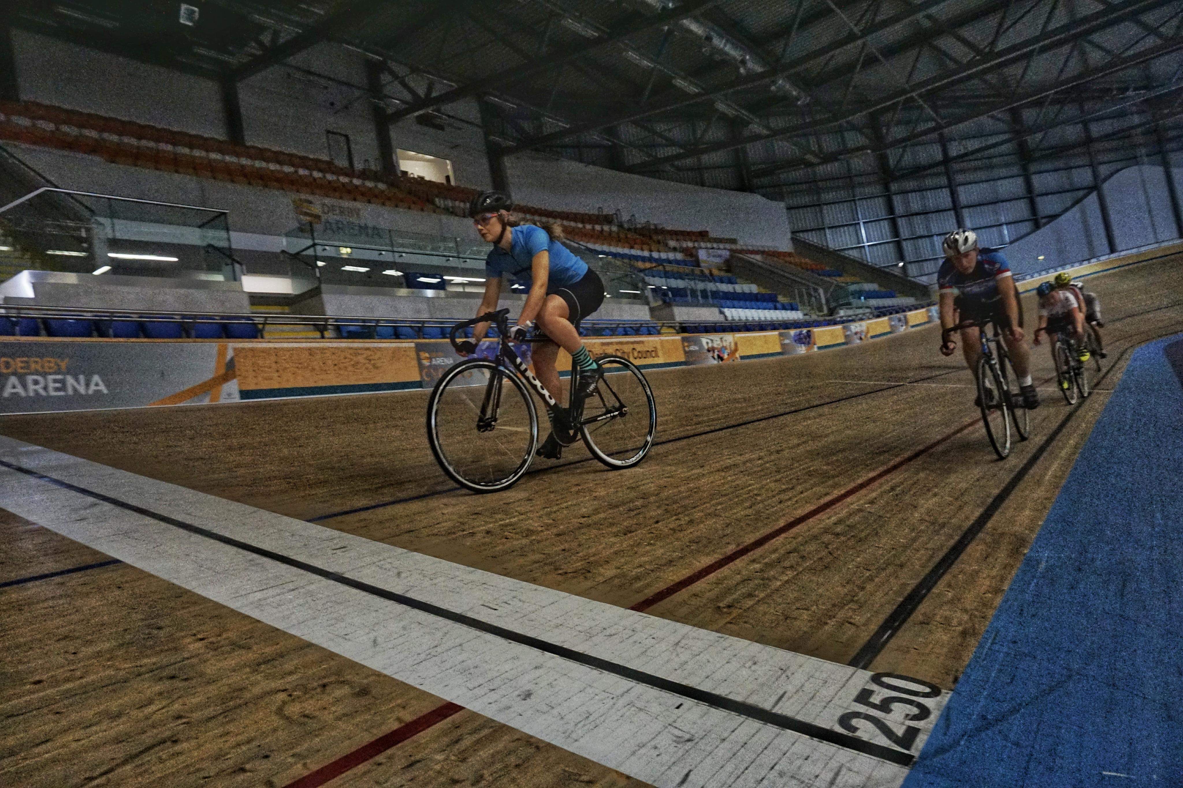 Kel at Accreditation stage 2 finish line