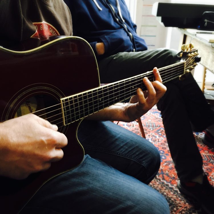 Making the Music for the Dinosaur Who Came for Christmas