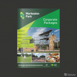 Markeaton Park corporate packages brochure