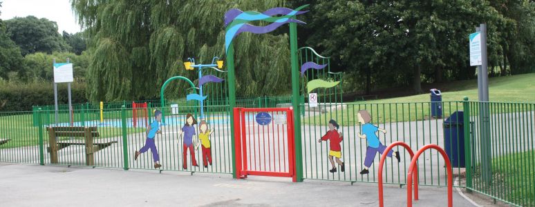 Children's playground at Chaddesden Park