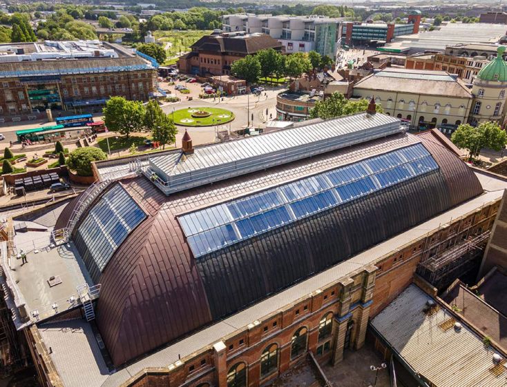 Derby Market Hall roof