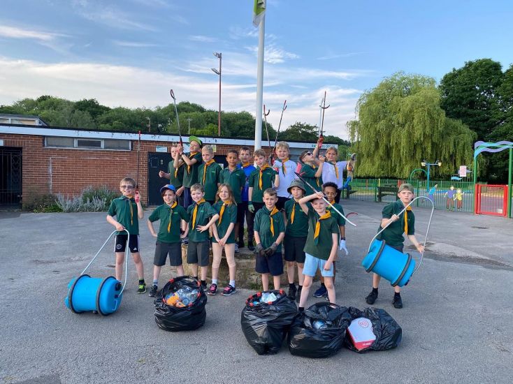 image shows Cubs waters trees