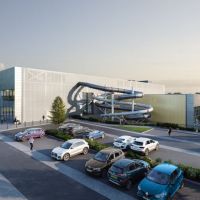 Huge flumes installed at new Moorways water park