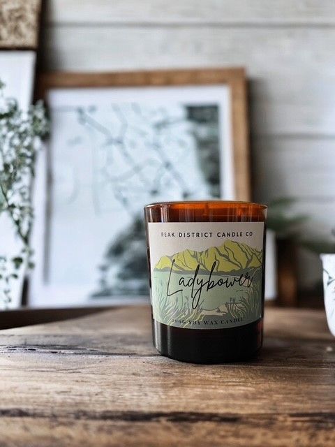 Candle from Peak District Candle Co