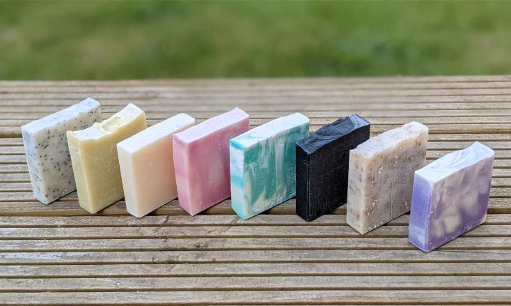 A range of soaps from La Zouch Soaps