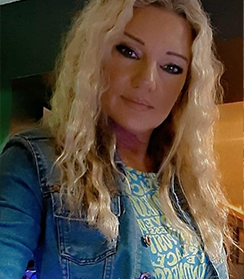 Image shows Amanda - member of the month for Springwood