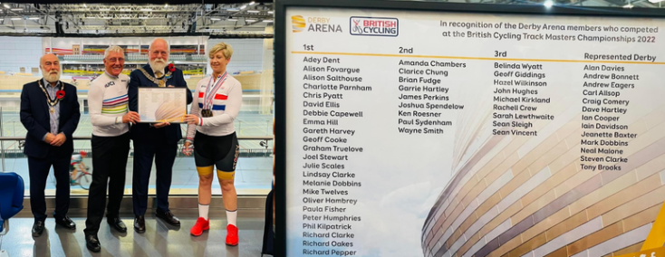 Track cycling role of honour award