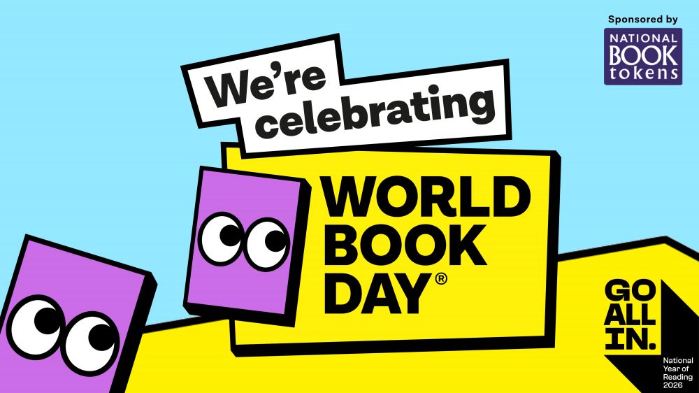 We're celebratin World Book Day - Go All In. For National Year of Reading 2026