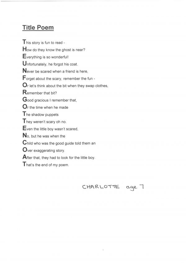 Poem by Charlotte